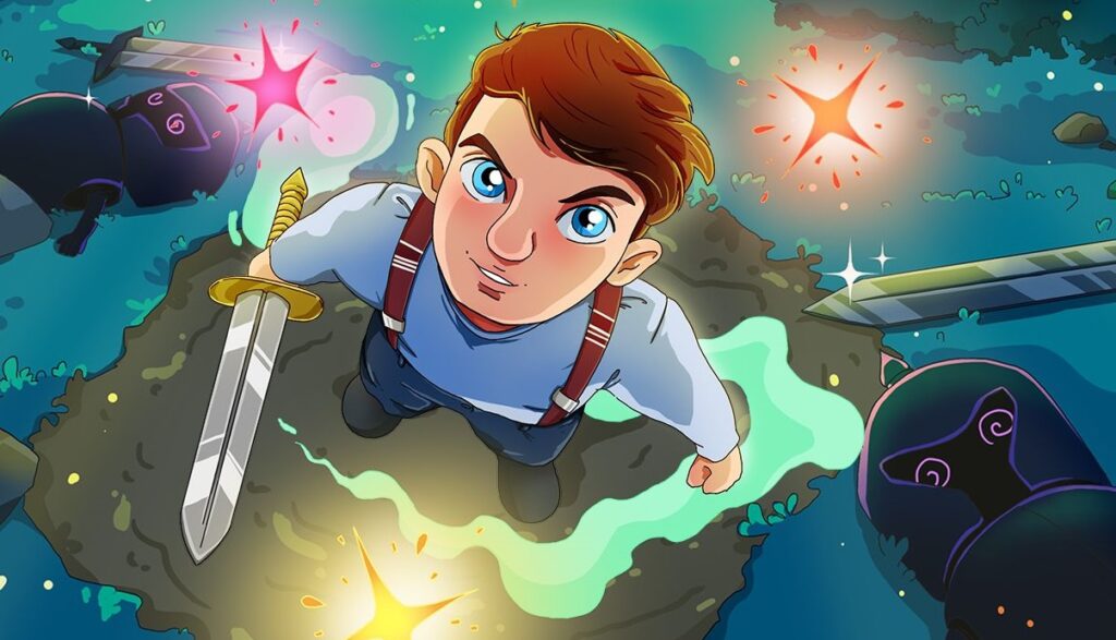 Bohater gry Book Quest