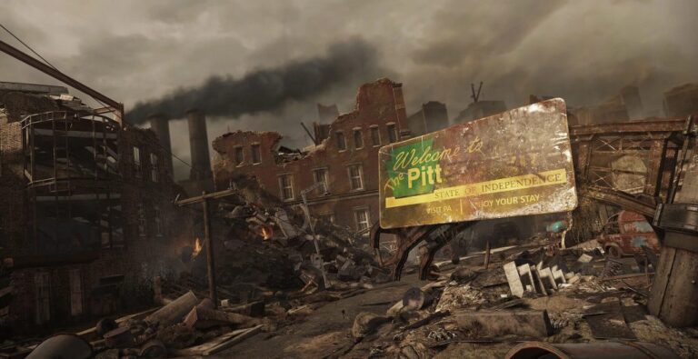 Wejście do The Pitt w grze Fallout 76