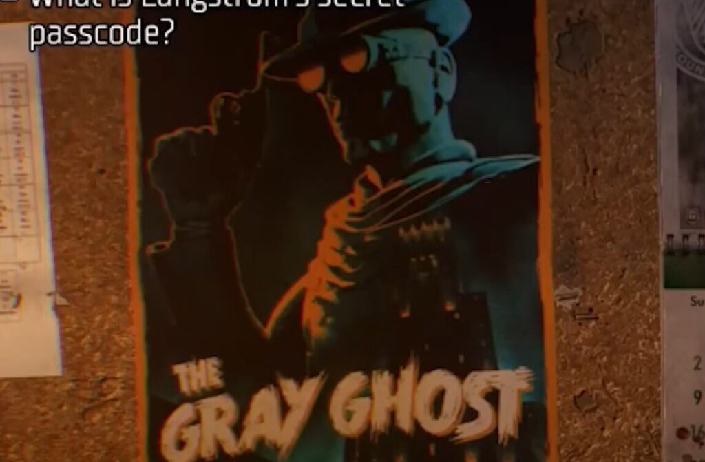The Gray Ghost na plakacie