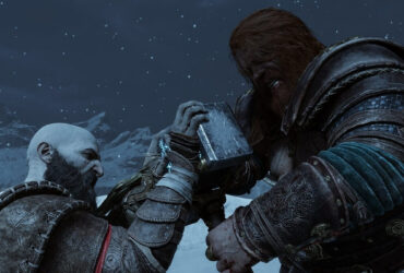 Kratos w walce z Thorem w God of War Ragnarök