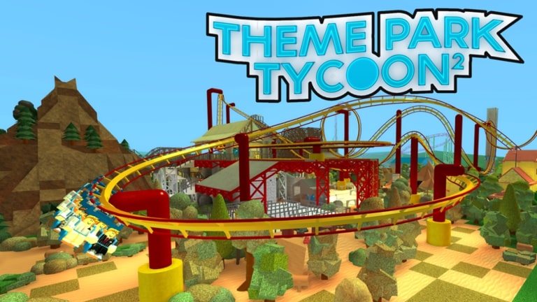 Screen z trybu Theme Park Tycoon 2 w Roblox.