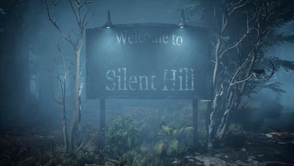 Tablica z wjazdu do Silent Hill