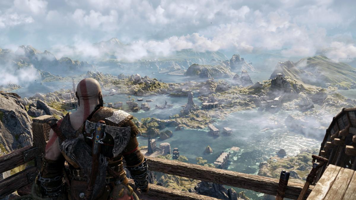 Screen z gry God of War:Ragnarok