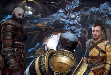 Kratos, Atreus i Brok w God of War Ragnarok