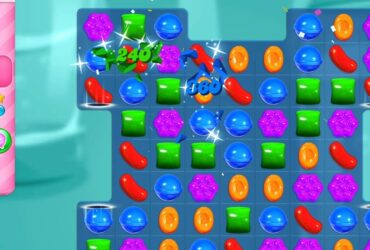 Screen z Candy Crush Saga.