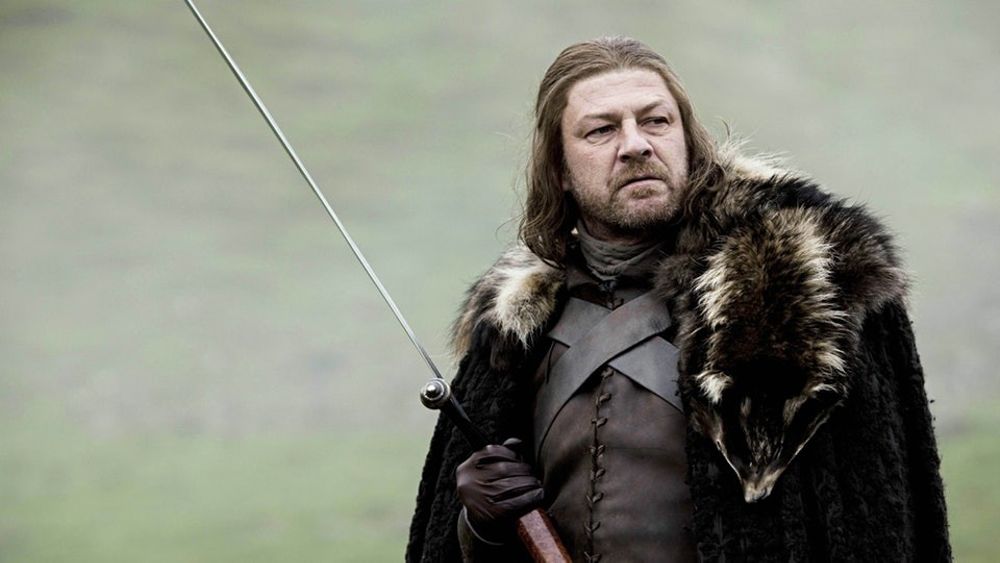 Ned Stark w Grze o Tron.