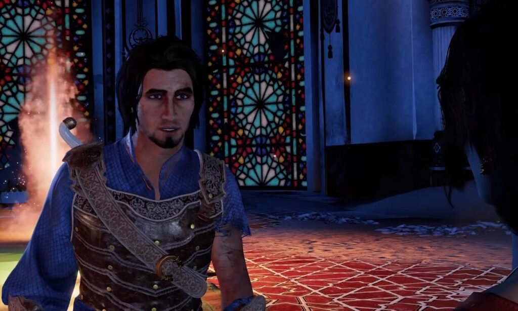 Screen z gry Prince of Persia Remake.