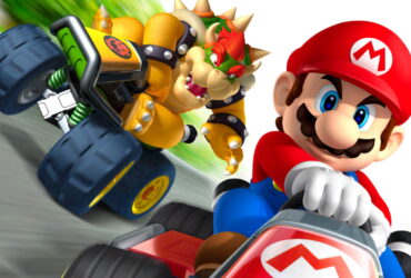 Mario i Bowser z Mario Kart 7