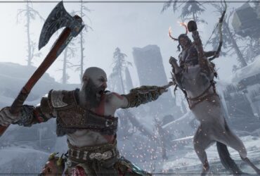 Kratos macha toporem
