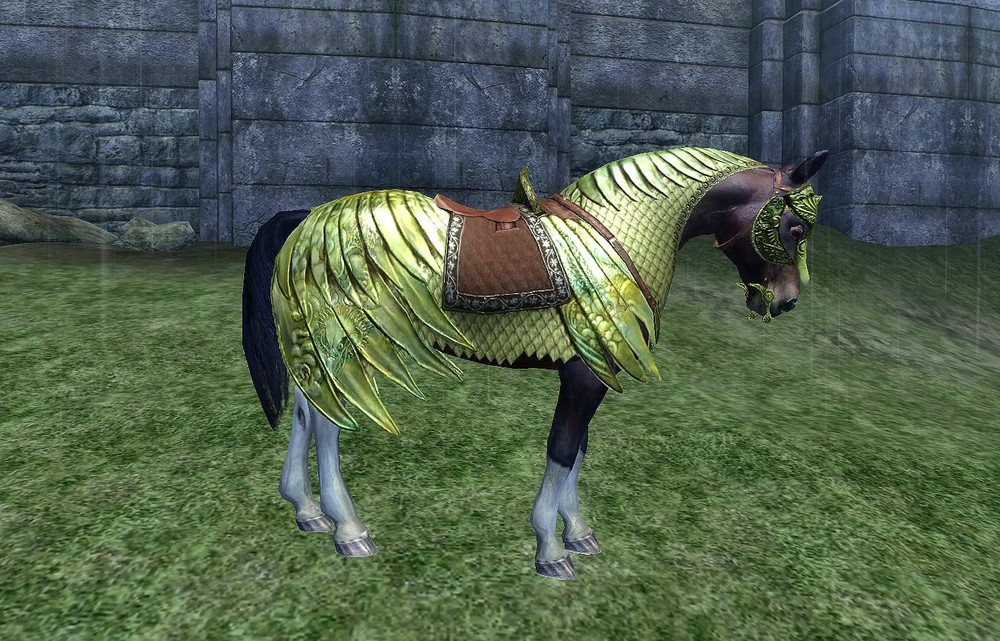 DLC z elfią zbroją dla konia
