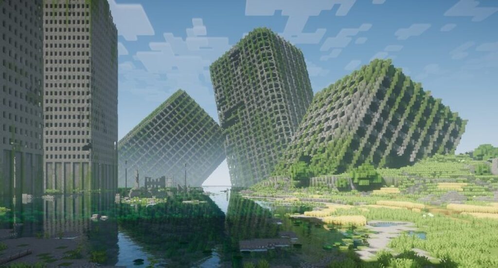 Opuszczone Miasto w minecraft