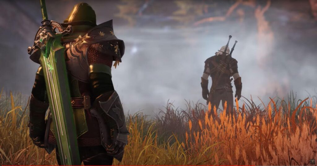 Geralt w Lost Ark
