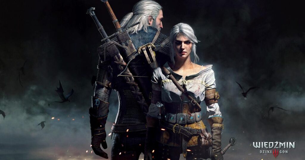 Geralt i Ciri Wiedźmin 3: Dziki Gon