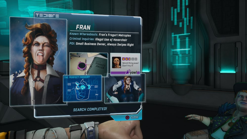 Profil Fran w Shadownet