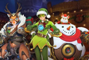 Smuga i inne postaci z Overwatch 2 w świątecznym wydaniu