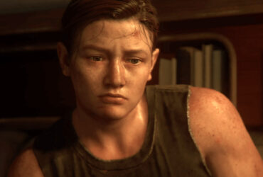 Zbliżenie na twarz Abby w The Last Of Us Part 2