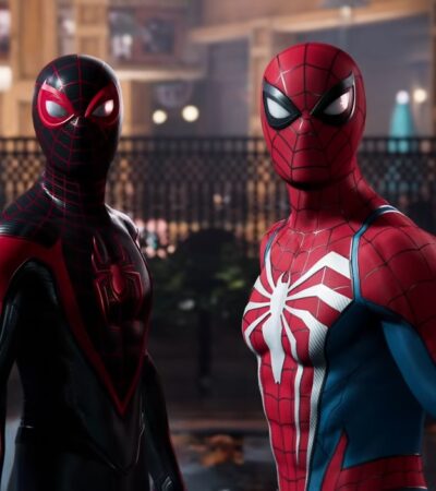 Miles Morales i Peter Parker w rolach Spider-Manów