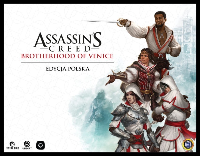 Okładka planszówki Assasin’s Creed: Brotherhood of Venice