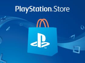 Torba PlayStation Store z logiem PS na niebieskim tle