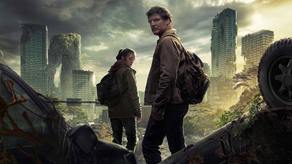 Joel i Ellie na plakacie serialu The Last of Us