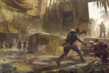 Kilku żołnierzy walczących w zarośniętym mieście w The Division 2