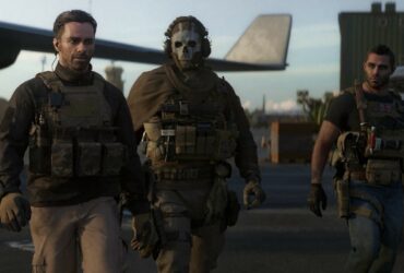Ghost i dwóch innych bohaterów w Call of Duty: Modern Warfare 2