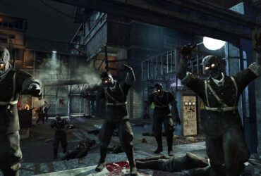 Zombie atakujące gracza w Call of Duty: Black Ops 3