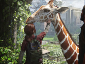 Ellie i żyrafa w The Last of Us