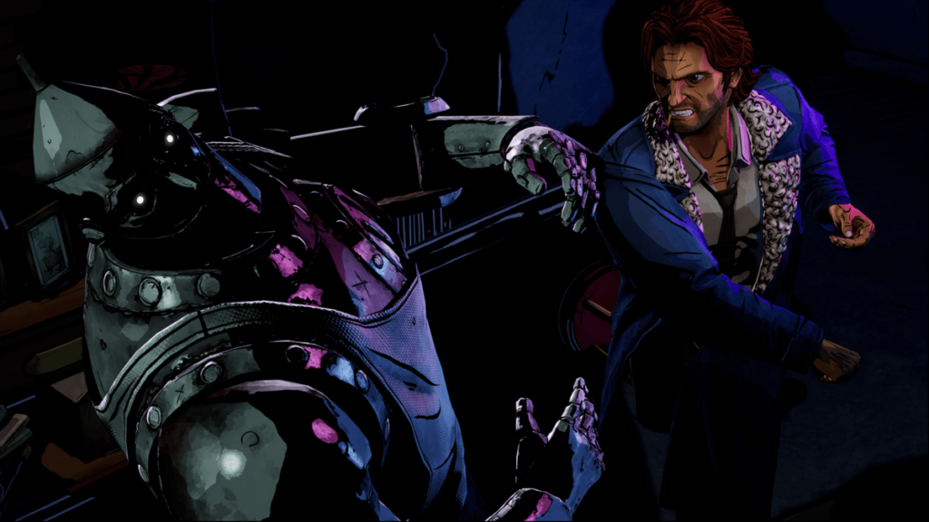 Grafika z The Wolf Among Us 2