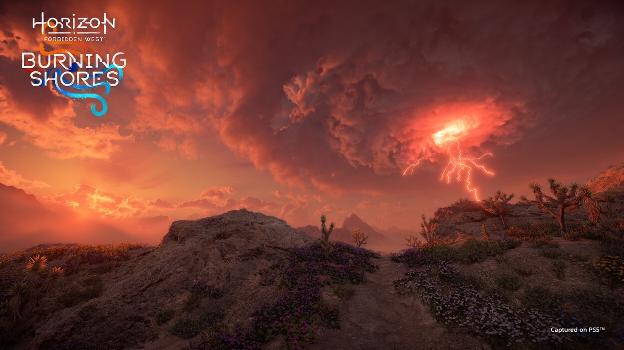 Chmury w Horizon Forbidden West: Burning Shores