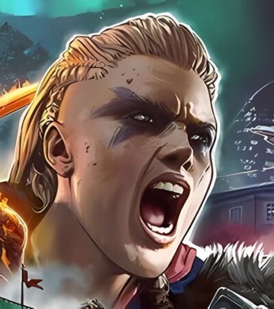 Grafika z postaciami z gier Ubisoftu - Assassin's Creed Valhalla i Watch Dogs: Legion