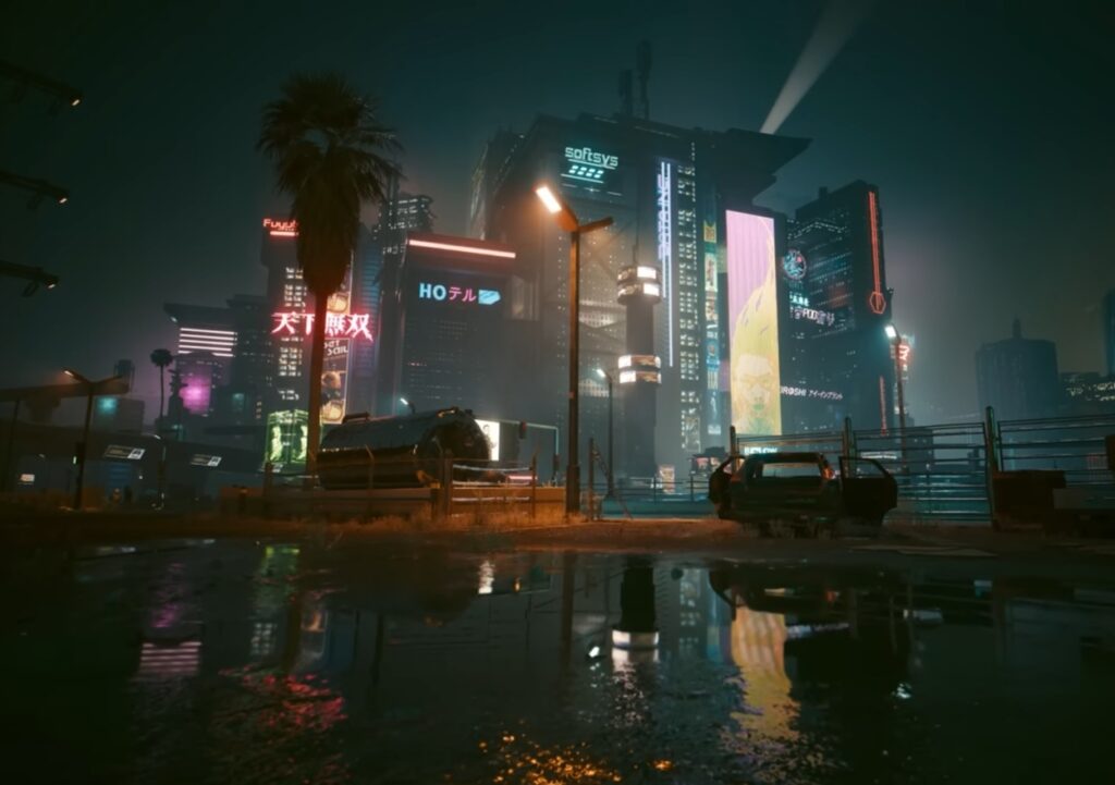 Night City w Cyberpunku 2077