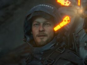 Zaskoczony główny bohater Death Stranding