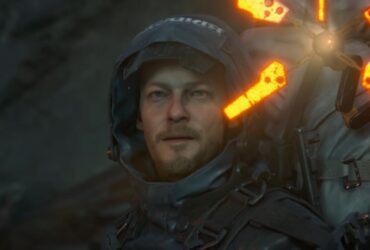 Zaskoczony główny bohater Death Stranding