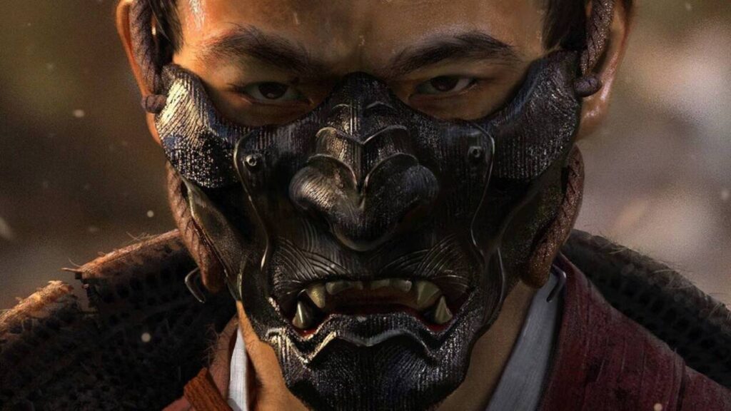 Główny bohater Ghost of Tsushima na zbliżeniu