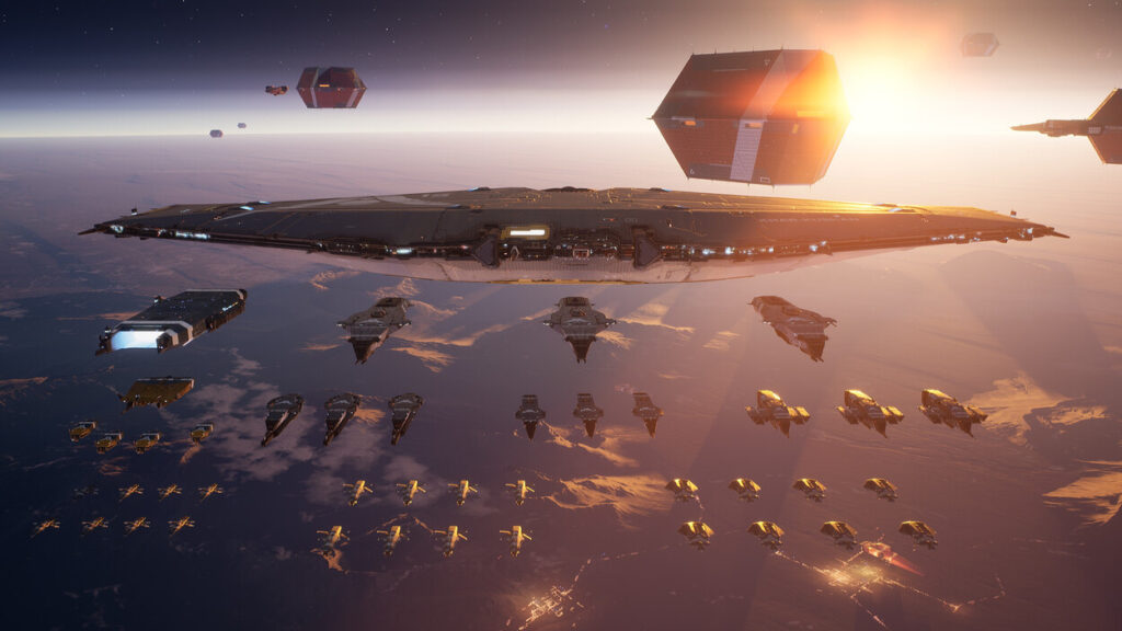 Flota statków kosmicznych w Homeworld 3