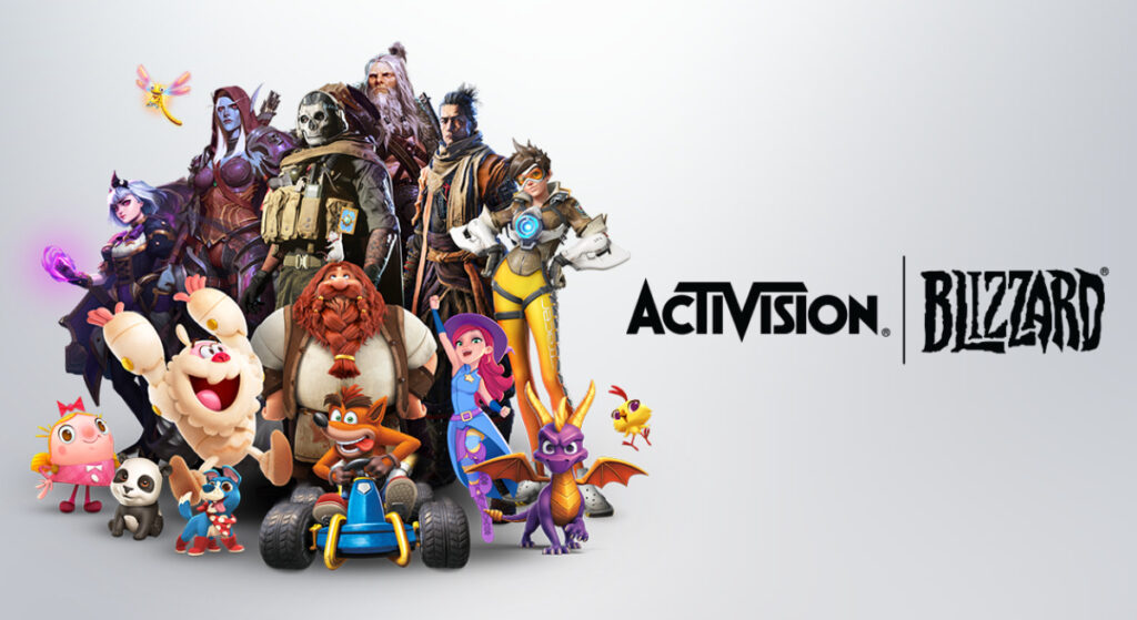 Przedstawiciele różnych marek należących do Activision Blizzard