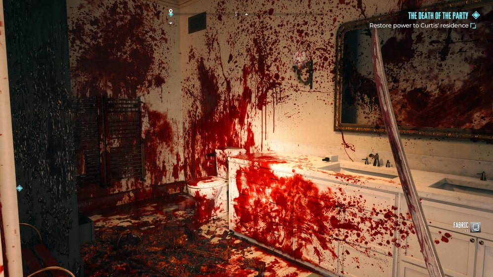 Cała łazienka w krwi