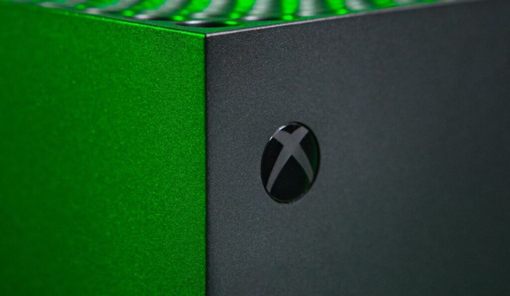 Czarna konsola Xbox Series X