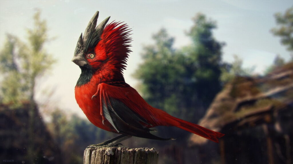 Ptak z logo CD Projekt Red