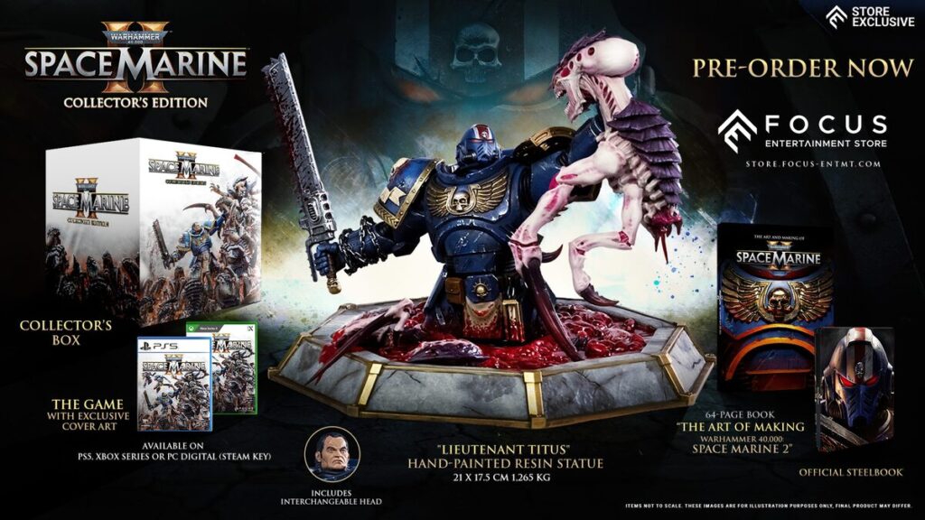 Przedstawienie edycji kolekcjonerskiej Warhammer 40000: Space Marine 2