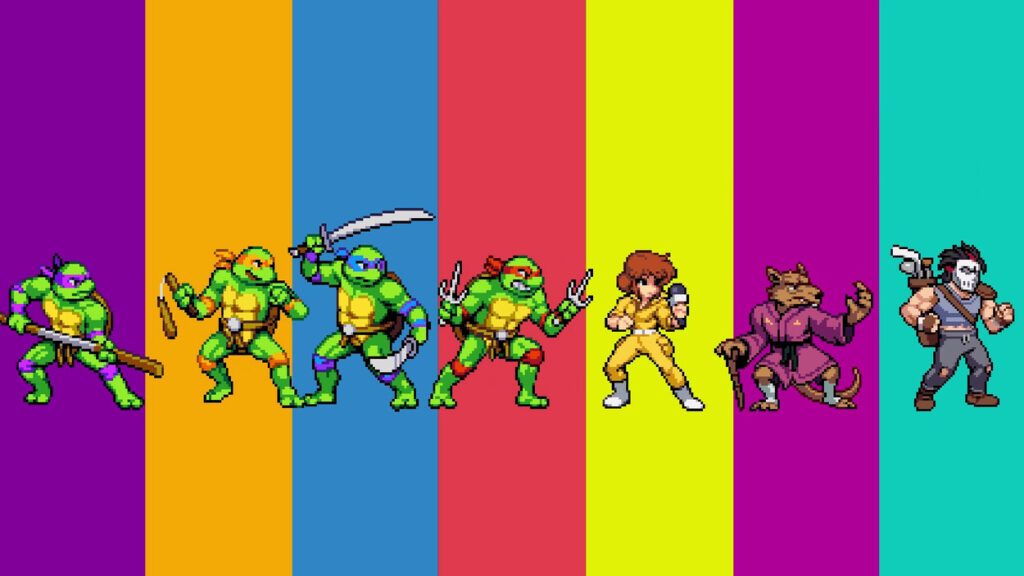 Bohaterowie Teenage Mutant Ninja Turtles: Shredder's Revenge