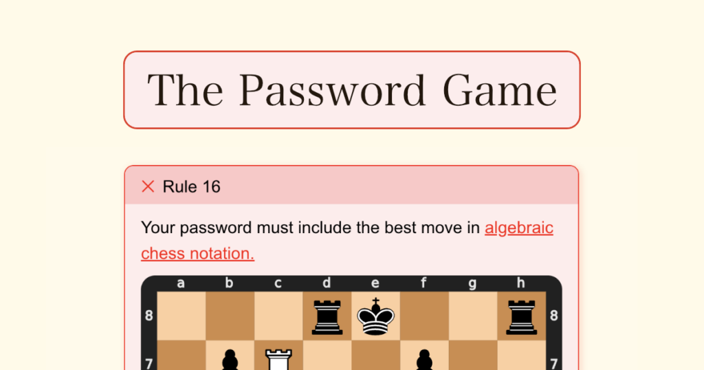 Rozgrywka w The Password Game