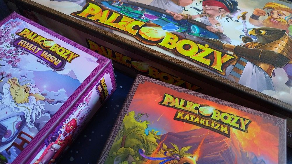 Gry Planszowe Negatywna Interakcja Palec Boży wraz z dodatkami