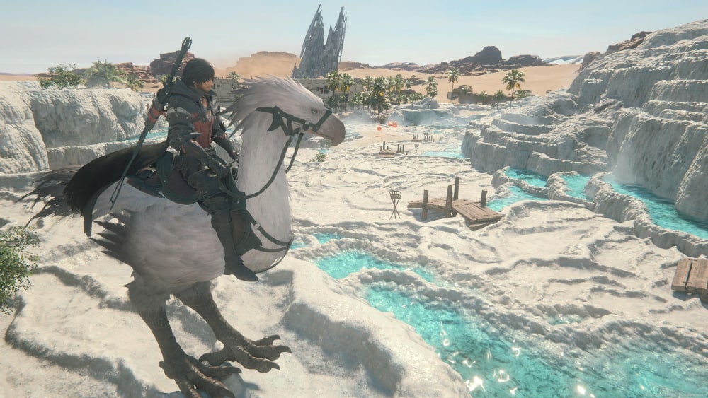 Clive na swoim Chocobo