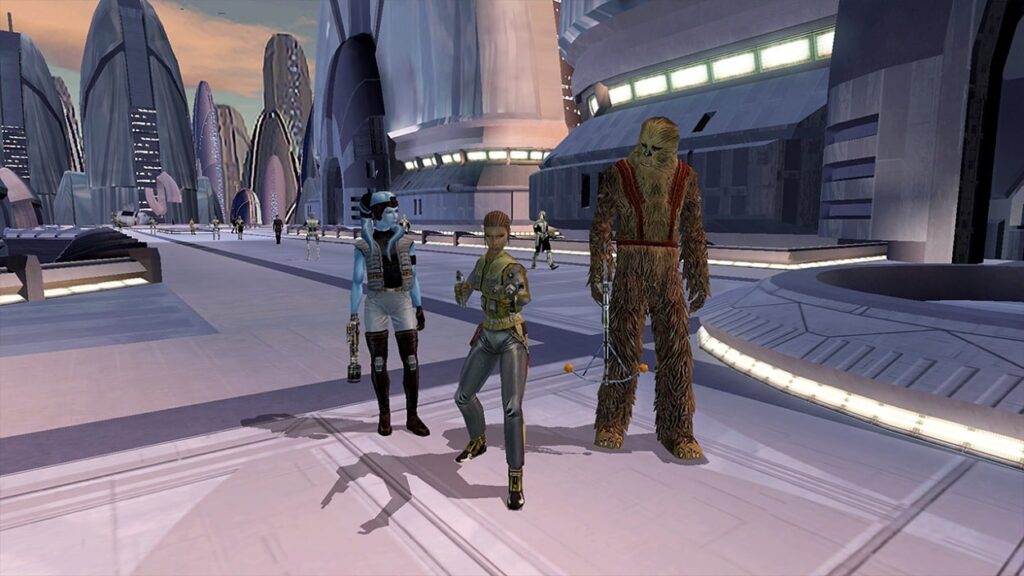 Postaci z Star Wars KOTOR.