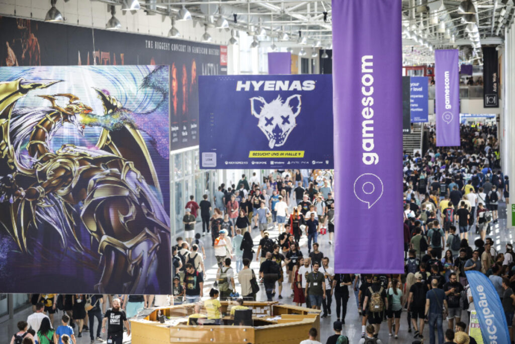 Zdjęcie z targów Gamescom