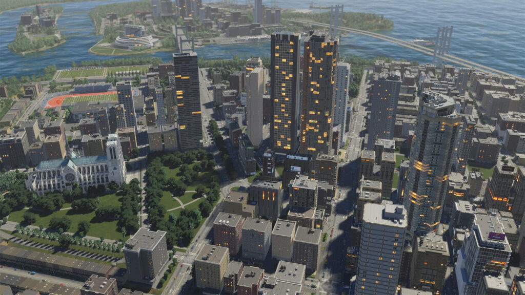 Miasto w Cities: Skylines 2