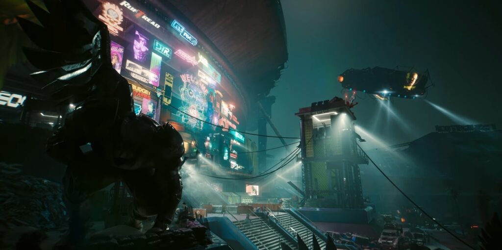 Night City z Cyberpunka 2077