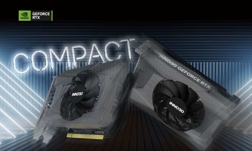 INNO3D RTX 4060 Compact z kilku kątów